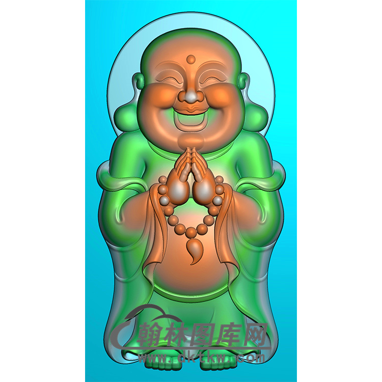 弥勒佛精雕图（MLF-340)展示