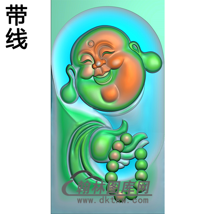 弥勒佛精雕图（MLF-341)展示