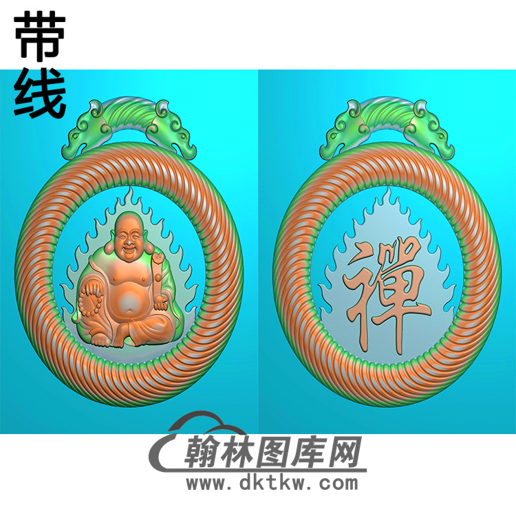 弥勒佛精雕图（MLF-342)展示