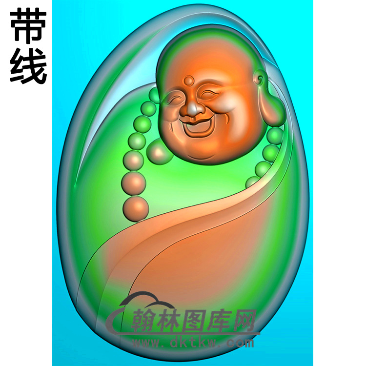 弥勒佛精雕图（MLF-368)展示