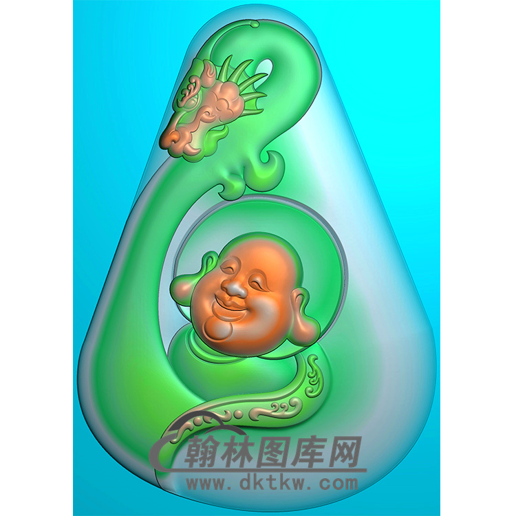 弥勒佛精雕图（MLF-370)展示