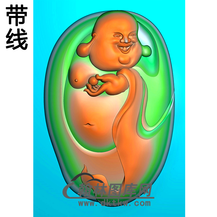 弥勒佛精雕图（MLF-416)展示