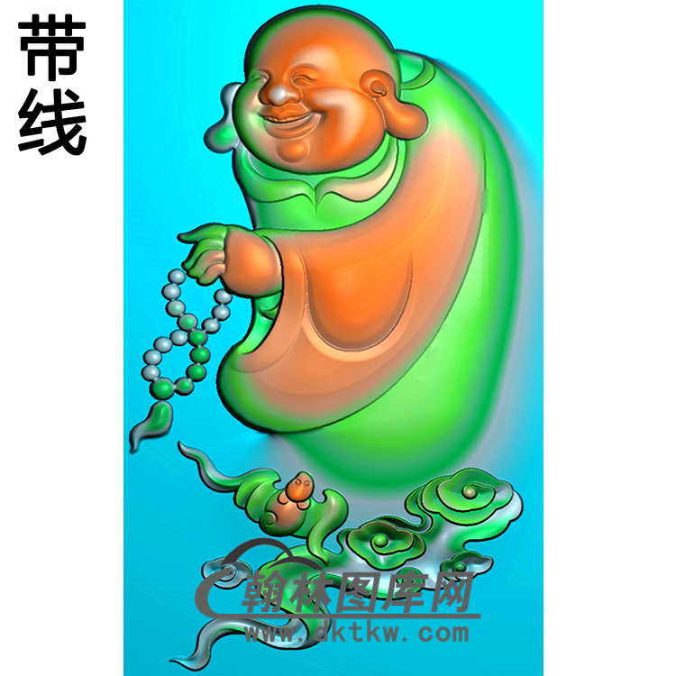 弥勒佛精雕图（MLF-428)展示