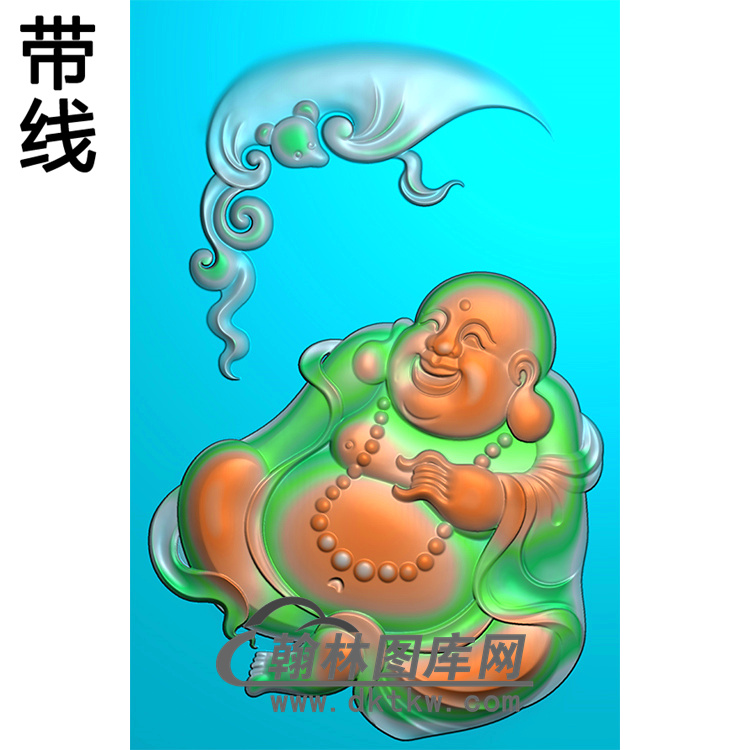 弥勒佛精雕图（MLF-437)展示