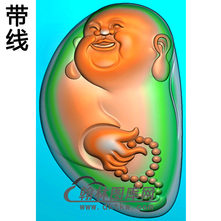 弥勒佛精雕图（MLF-441)展示