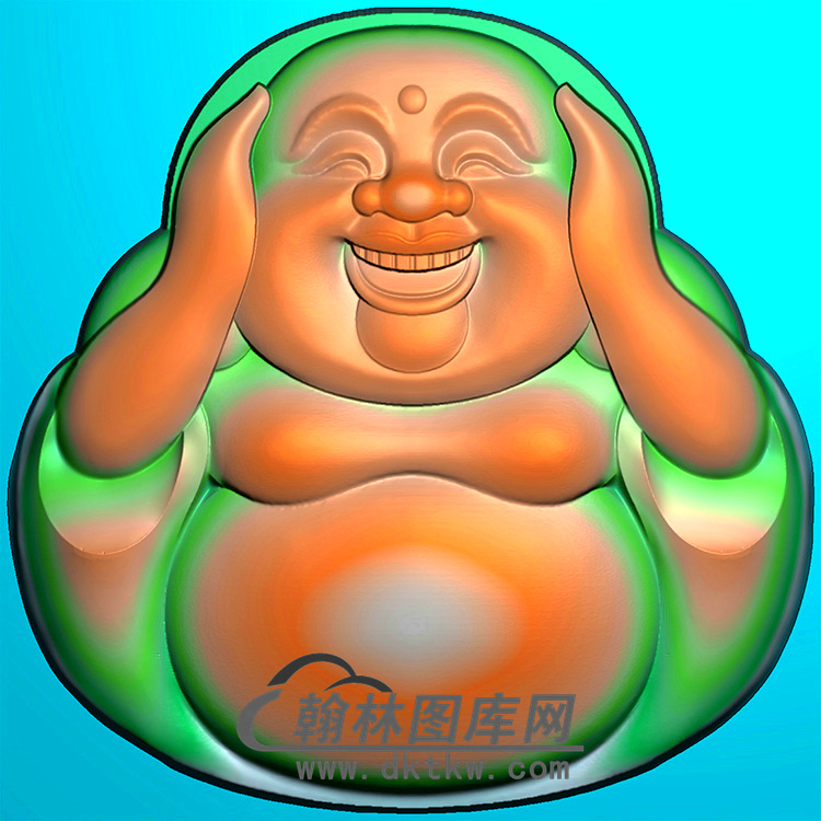 弥勒佛精雕图（MLF-459)展示