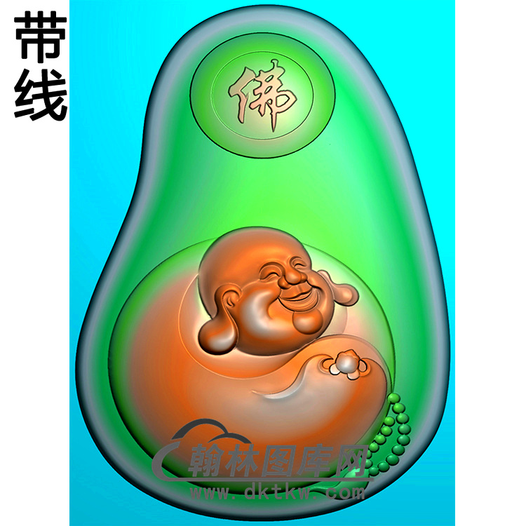 弥勒佛精雕图（MLF-476)展示