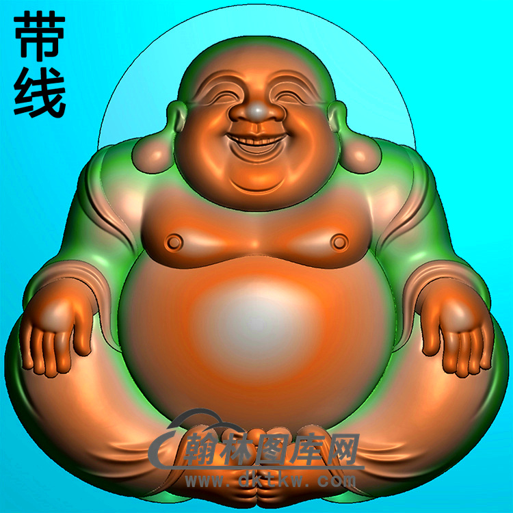 弥勒佛精雕图（MLF-483)展示