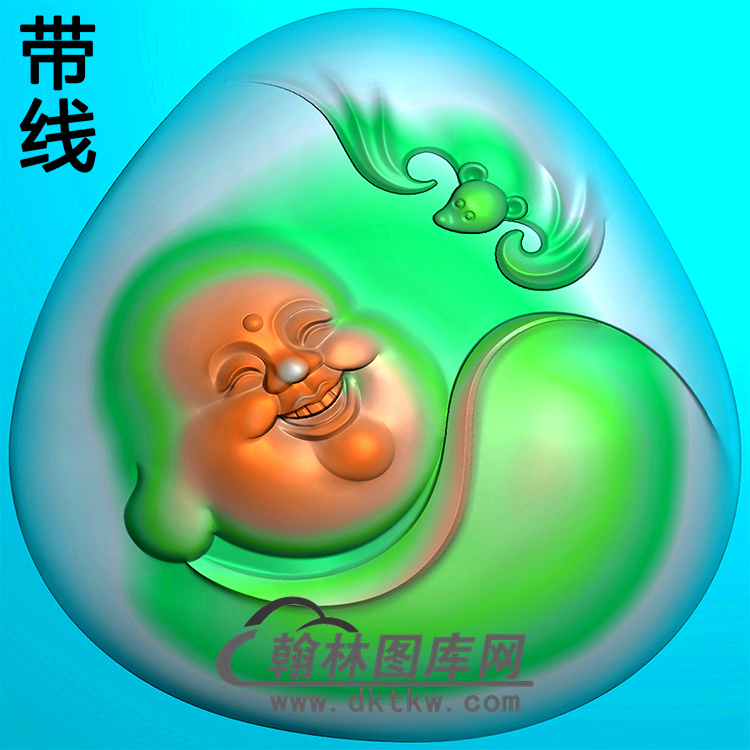 弥勒佛精雕图（MLF-496)展示
