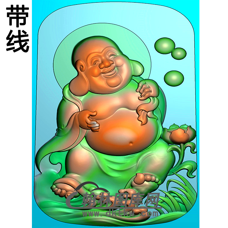 弥勒佛精雕图（MLF-502)展示