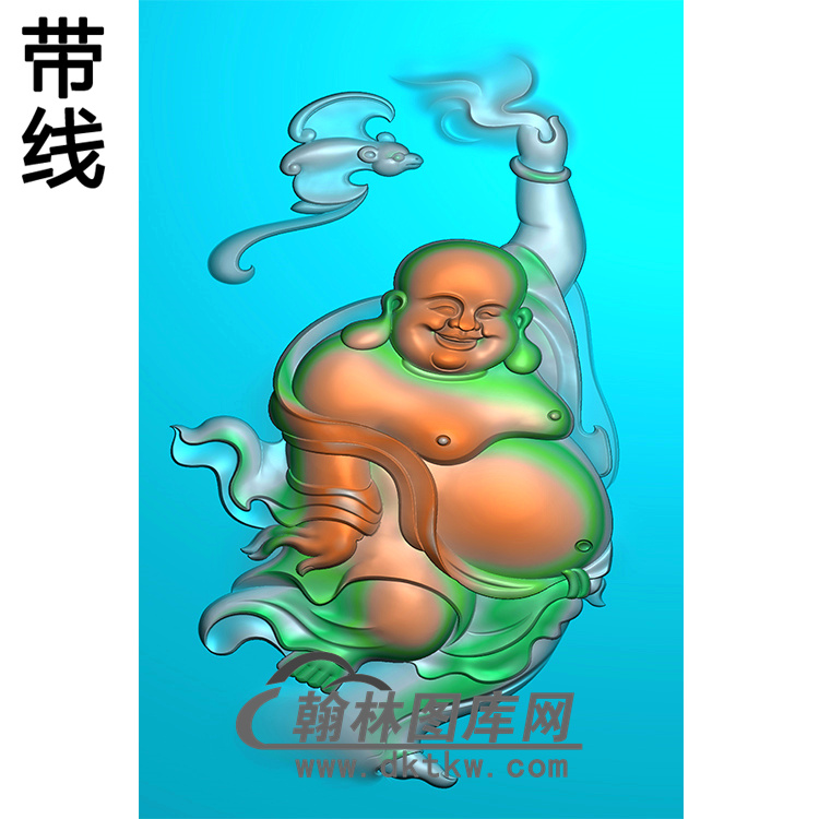 弥勒佛精雕图（MLF-506)展示