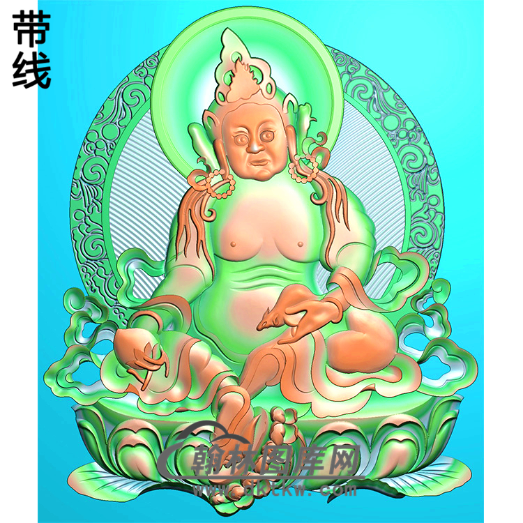 藏佛精雕图（ZF-015)展示