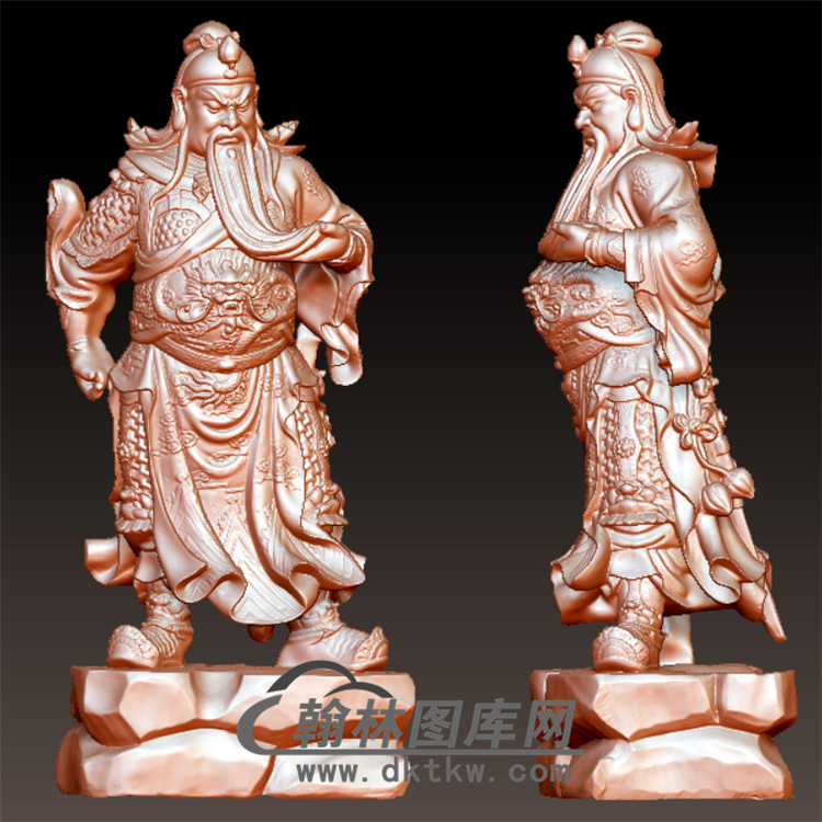 gg-002关公立体圆雕图(YGG-15)展示