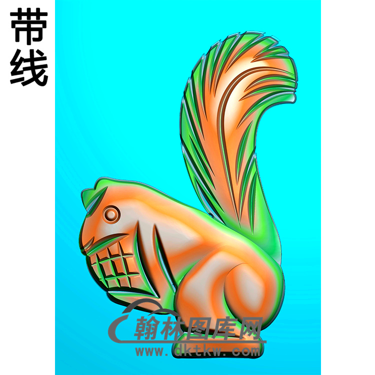 兽耳朵精雕图（MBED-0562）展示