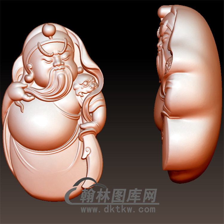 卡通关公立体圆雕图(YGG-39)展示