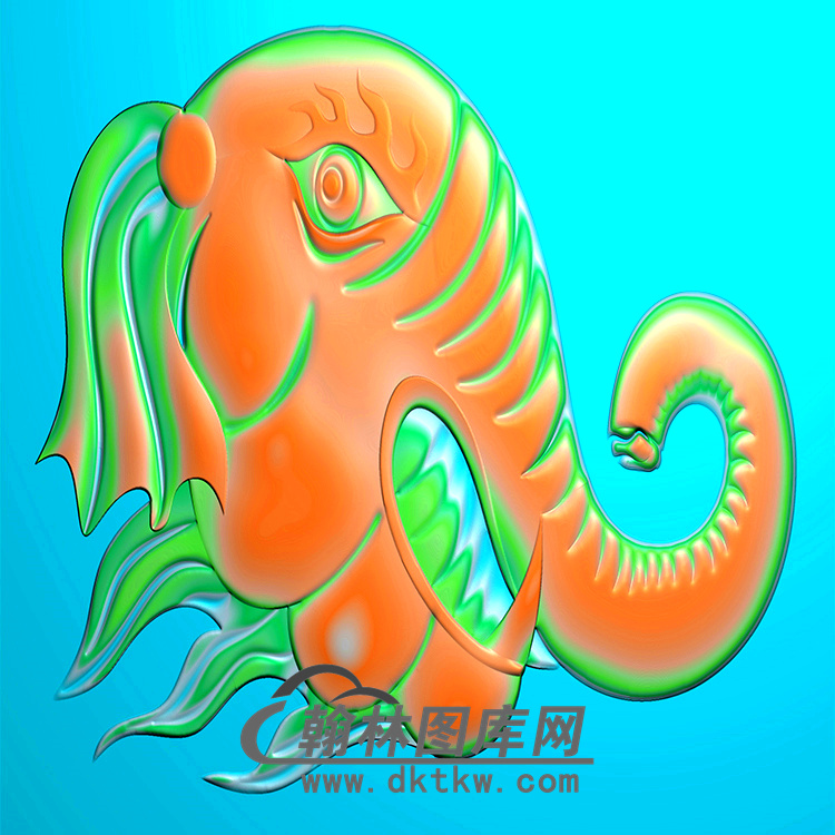 象头耳朵精雕图（MBED-0638）展示