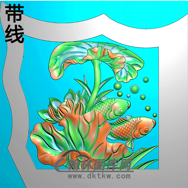鱼耳朵精雕图（MBED-0661）展示