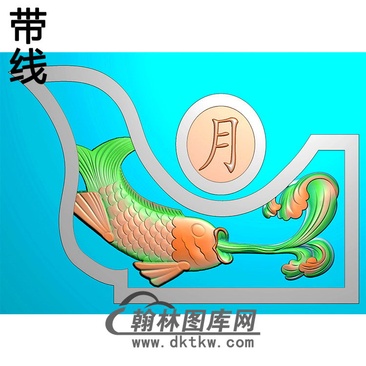 鱼耳朵精雕图 （MBED-0693）展示