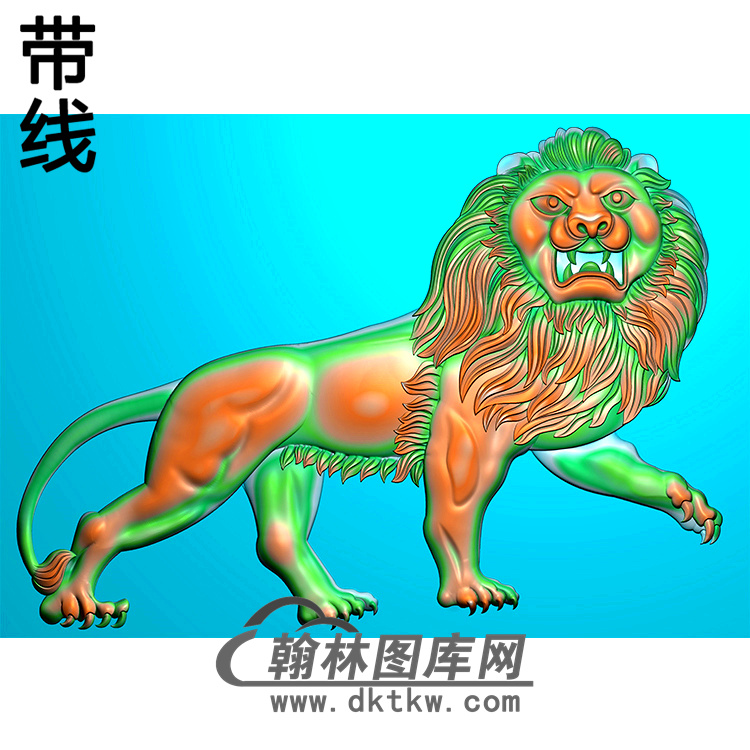 狮子耳朵精雕图 （MBED-0713）展示
