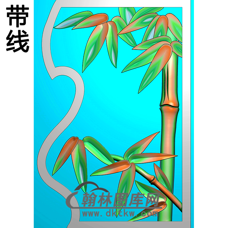 竹子耳朵精雕图（MBED-0721）展示