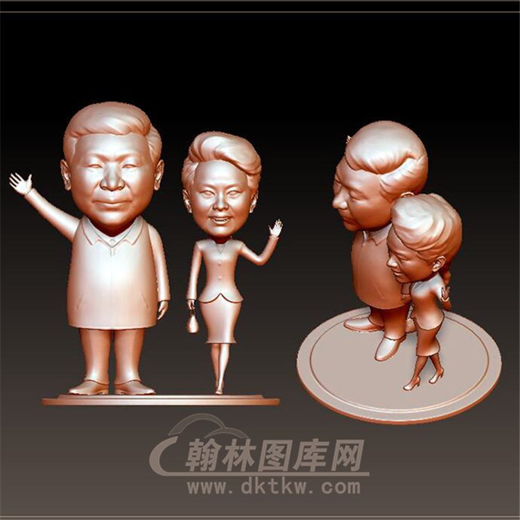 习大大彭妈妈立体圆雕图(YXD-020)展示