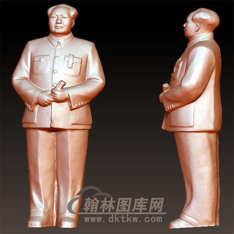 毛主席立体圆雕图(YXD-022)展示