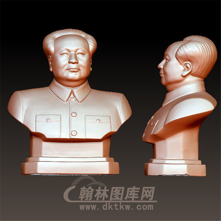 毛主席立体圆雕图(YXD-024)展示