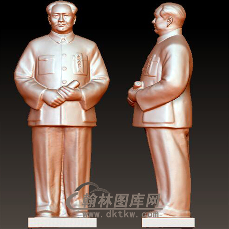 毛主席立体圆雕图(YXD-033)展示