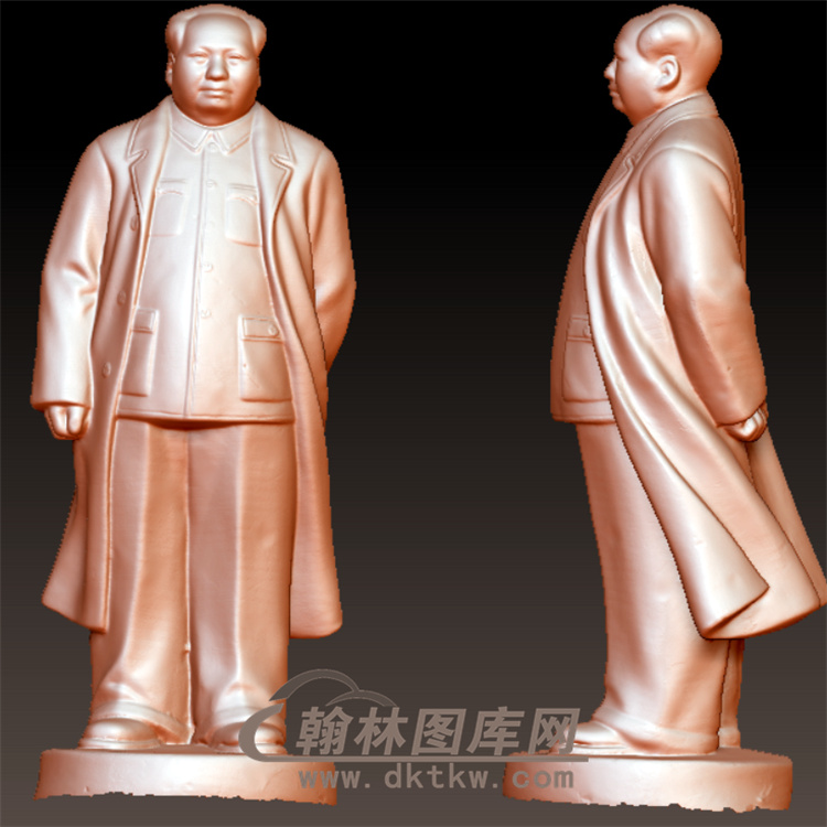毛泽东毛主席立体圆雕图(YXD-067)展示