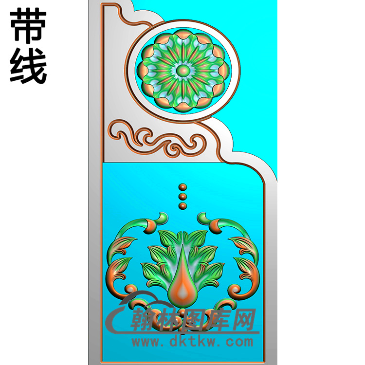 花抱鼓精雕图（MBBG-0820）展示