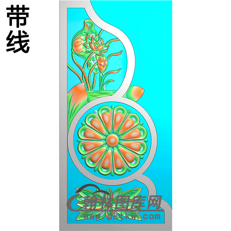 花抱鼓精雕图（MBBG-0839）展示