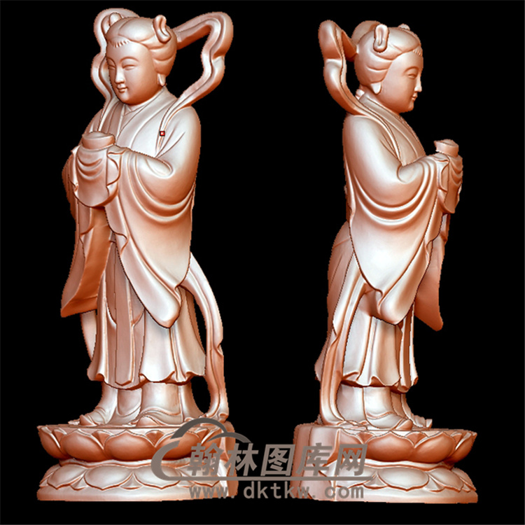 童女立体圆雕图(YTZ-10)展示