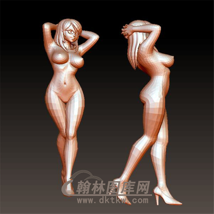 裸女立体圆雕图(YSN-8)展示