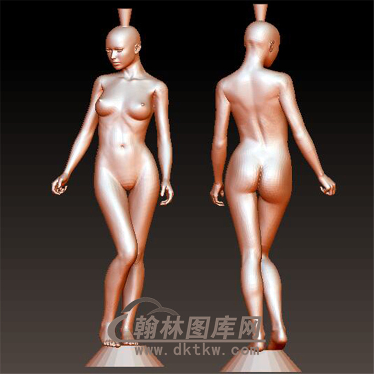 美女裸女立体圆雕图(YSN-12)展示