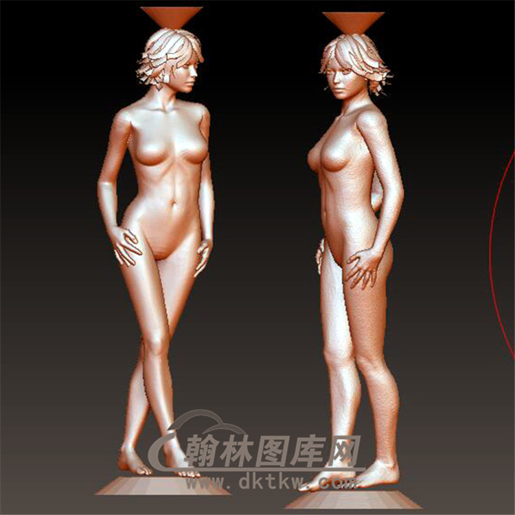 美女裸女立体圆雕图(YSN-13)展示