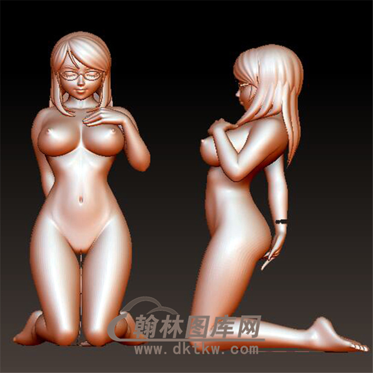 裸女美女立体圆雕图(YSN-14)展示
