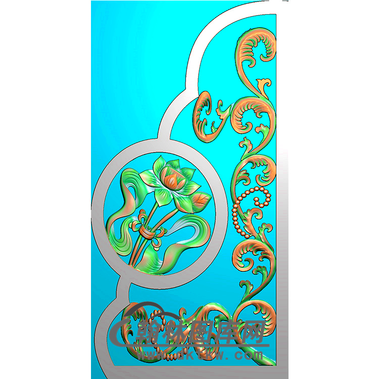洋湖抱鼓精雕图（MBBG-0934）展示