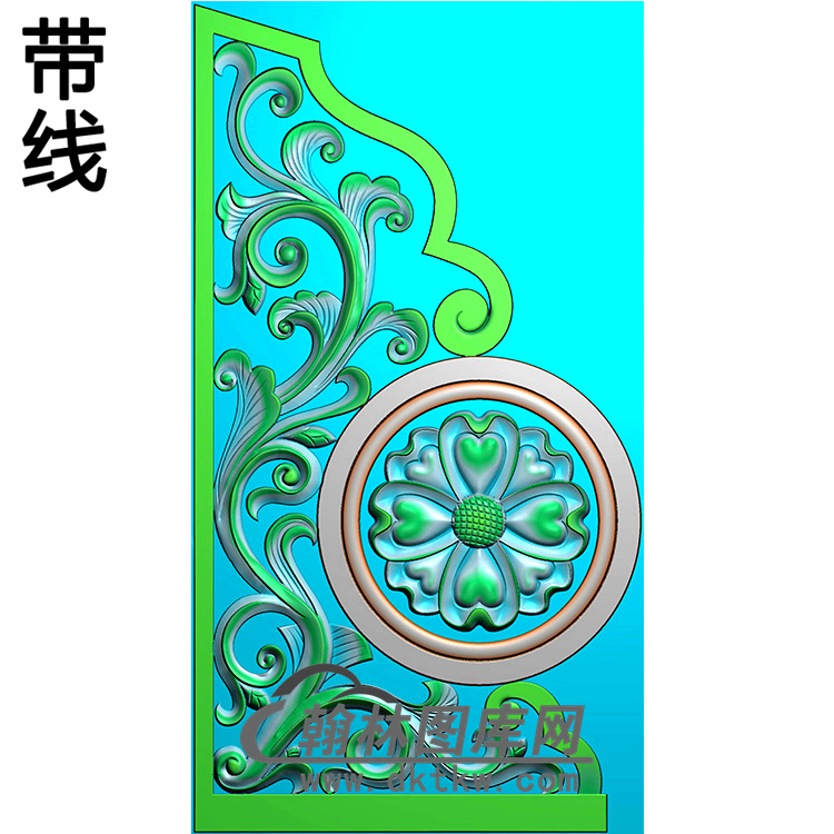 花抱鼓精雕图（MBBG-0978）展示