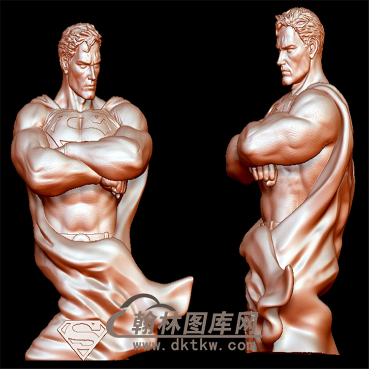 西方欧式超人立体圆雕图（YXF-045)展示