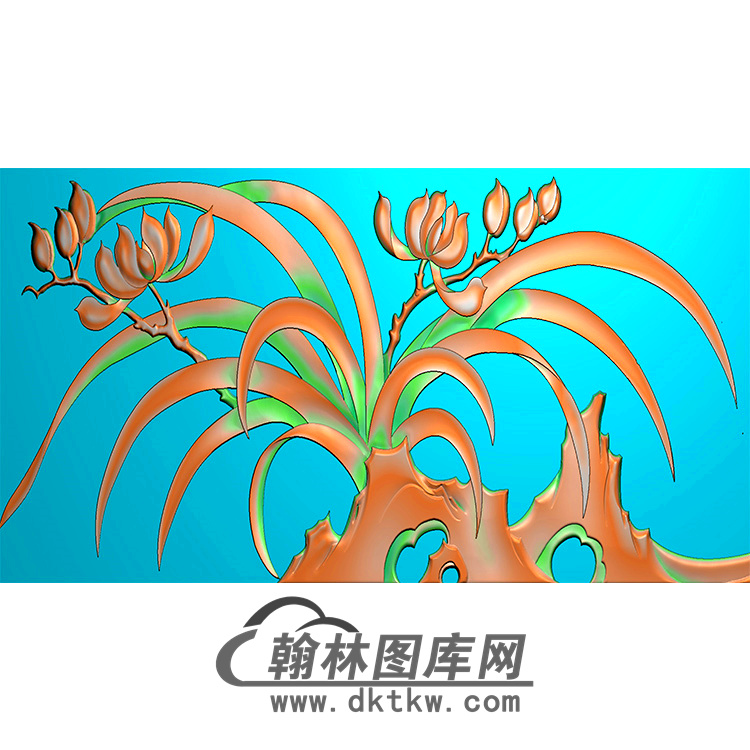 兰花精雕图（MBSC-2461）展示