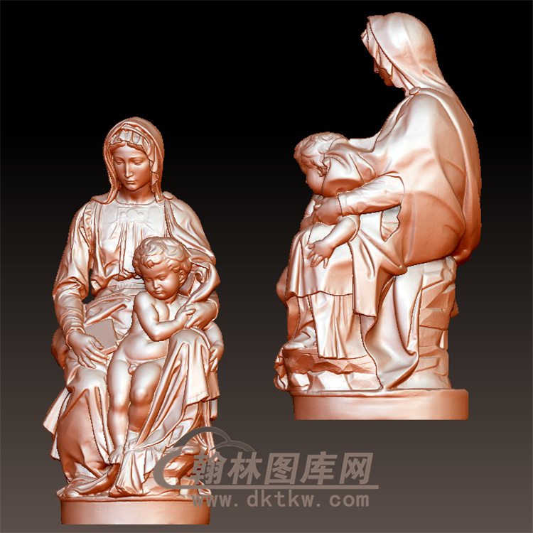 麦当娜的布鲁日立体圆雕图（YXF-101)展示