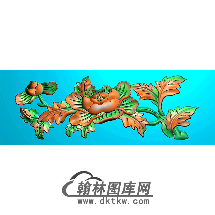 牡丹精雕图（MBSC-2499）展示