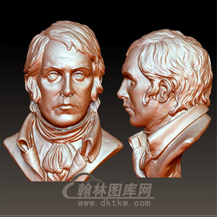 西方人物雕像立体圆雕图（YXF-160)展示