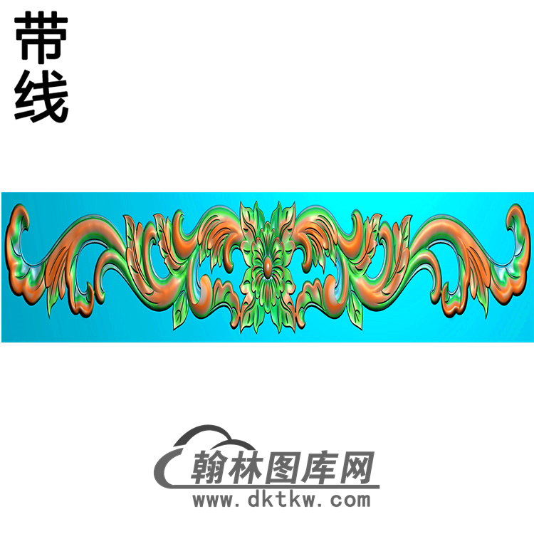 洋花横梁精雕图（MBHL-1190）展示