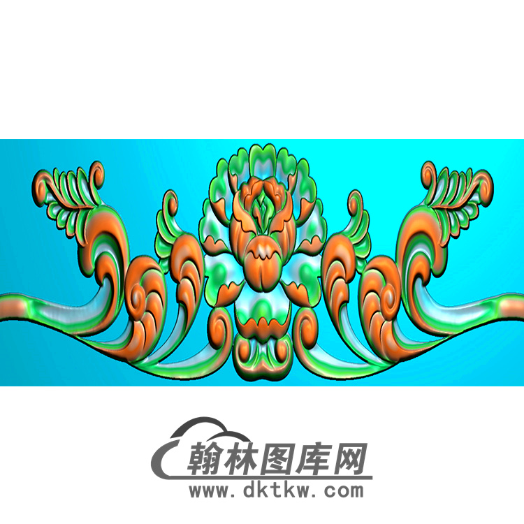 洋花横梁精雕图（MBHL-1201）展示