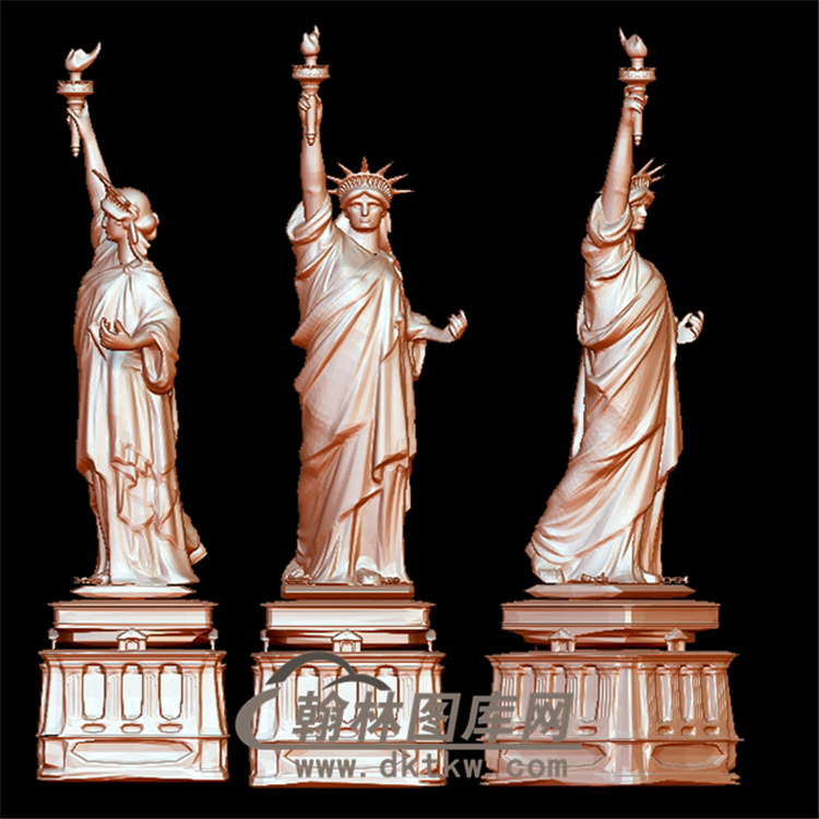 自由女神像立体圆雕图（YXF-192)展示