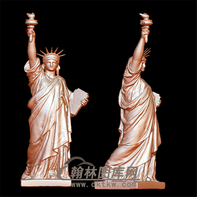 自由女神立体圆雕图（YXF-193)展示