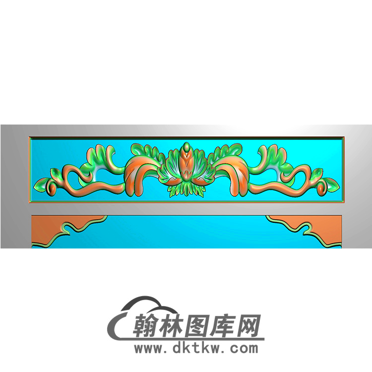 洋花横梁精雕图（MBHL-1282）展示