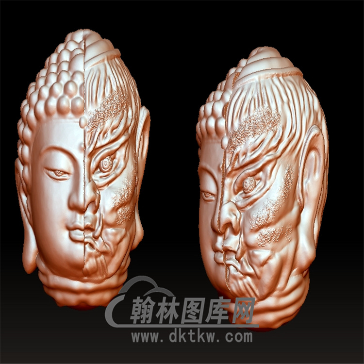 一念之间佛像立体圆雕图（FX-005)展示