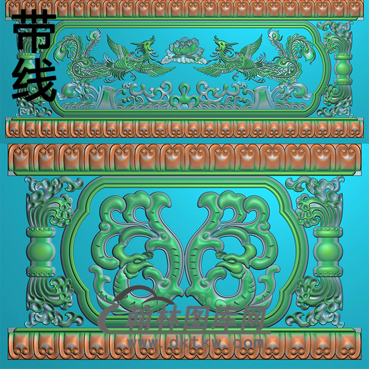 草凤精雕图(GHH-004)展示